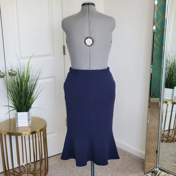 Jemma Women's Skirt, Navy (Size M) - Picture 3 of 8